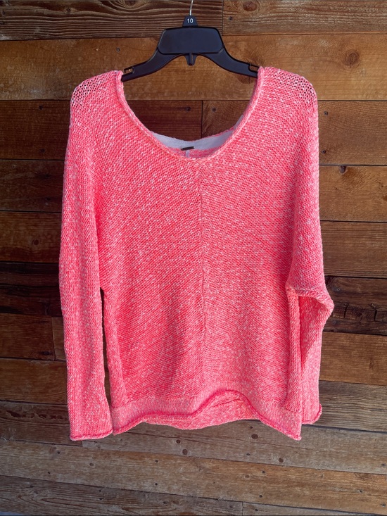 Free People Sweaters - Free People Bright Lights Sweater Neon Flamingo